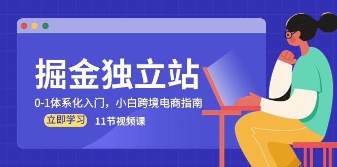 （10536期）掘金 独立站，0-1体系化入门，小白跨境电商指南（11节视频课）-178分享