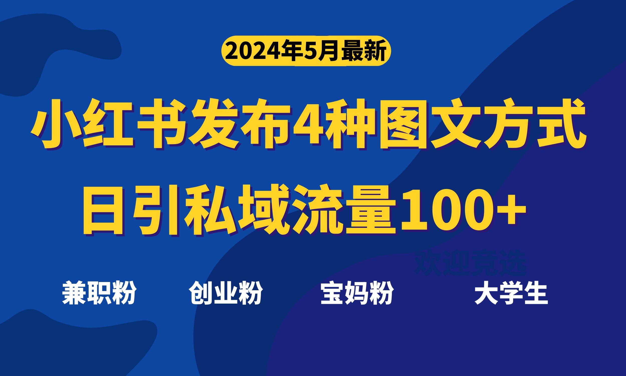 （10677期）最新小红书发布这四种图文，日引私域流量100+不成问题，-178分享